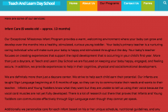 website design for Day Care in Downingtown PA