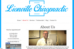 Website Design in Exton Lionville Chiropractic 3