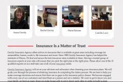 SEO for Gerrity Insurance Agency in Wayne Pa 2