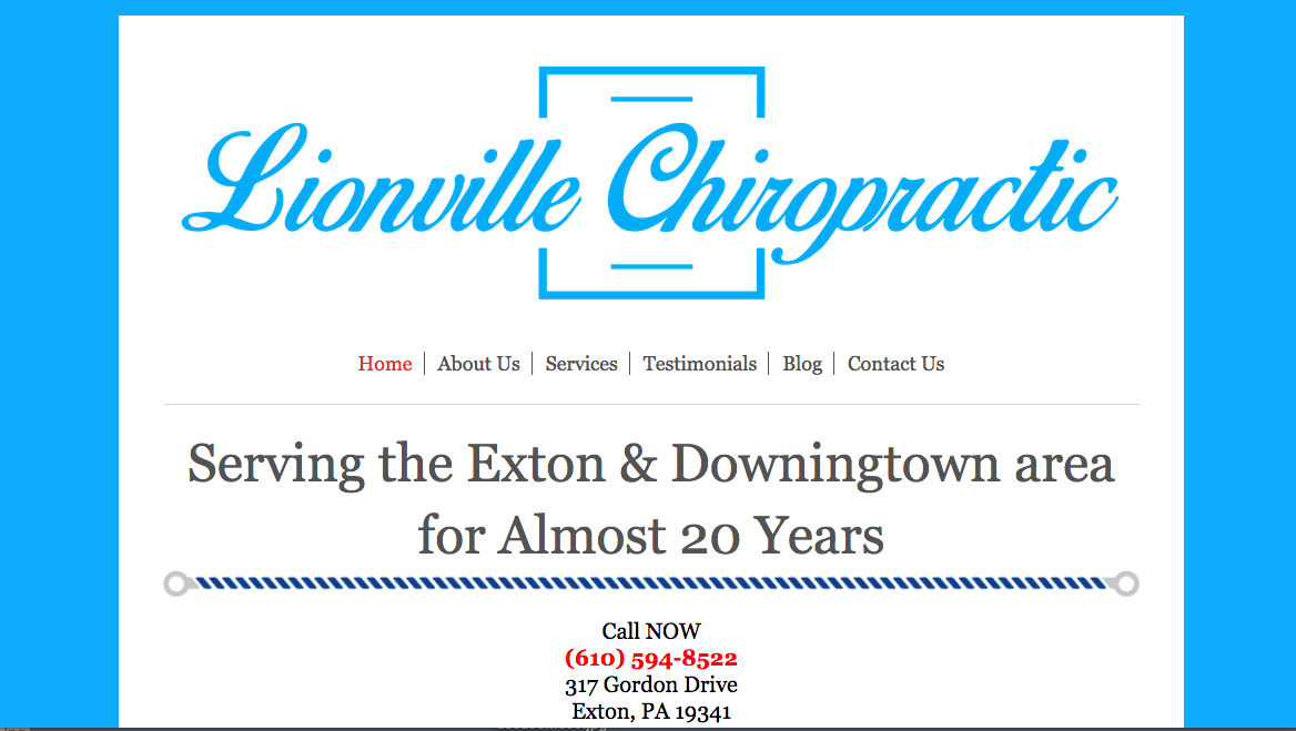 Lionville Chiropractic in Exton PA